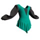 SK714LCL: Gonnellino in Lycra o Cotone - Body danza con gonnellino maniche lunghe e inserto SK714LCL2633