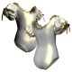 PXC: Lurex Full - Body danza in lurex maniche a palloncino con inserto PXC2504