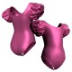PXC: Lurex Full - Body danza in lurex maniche a palloncino con inserto PXC2641
