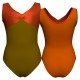 PLI: Bicolore per spettacoli con inserti in lurex honey - Body danza bicolore canotta con inserto in lurex PLI425