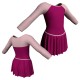 SK2LCL: Gonnellino in Lycra o Cotone - Body danza con gonnellino maniche lunghe e inserto SK2LCL205