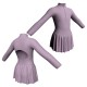 SK2LCL: Gonnellino in Lycra o Cotone - Body danza con gonnellino maniche lunghe con zip SK2LCL3095