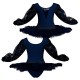 TUB: Pizzo - Tutu ballerina maniche lunghe con inserto in rete o pizzo TUB2633
