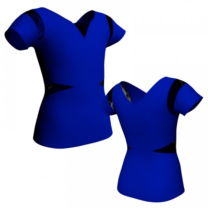 MLP: Lycra Pizzo/Rete - T-shirt & Top manica corta con inserto in pizzo o rete MLP115