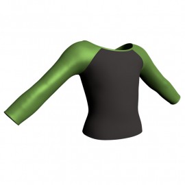 MLX: Lycra & Lurex - T-shirt & Top maniche lunghe con inserto in lurex MLX205