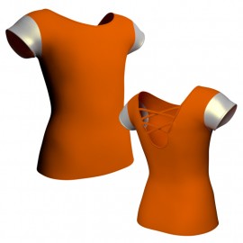 T-shirt & Top maniche aletta con inserto in lurex MLX216T