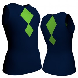 MLX: Lycra & Lurex - T-shirt & Top senza maniche con inserto in lurex MLX114