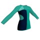 MLL: Lycra Sinistra & Pizzo/Rete - T-shirt & Top bicolore maniche lunghe con inserto in pizzo o rete MLL110