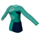 MLL: Lycra Sinistra & Pizzo/Rete - T-shirt & Top bicolore maniche lunghe con inserto in pizzo o rete MLL110