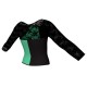 MLL: Lycra Sinistra & Pizzo/Rete - T-shirt & Top bicolore maniche lunghe con inserto in pizzo o rete MLL205