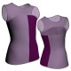 MLL: Lycra Sinistra & Pizzo/Rete - T-shirt & Top bicolore senza maniche con inserto in pizzo o rete MLL219