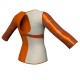 MLF: Lycra Sinistra & Lurex - T-shirt & Top bicolore maniche lunghe con inserto in lurex MLF102