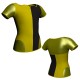 MLF: Lycra Sinistra & Lurex - T-shirt & Top bicolore manica corta con inserto in lurex MLF111
