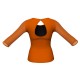 MLG: Lycra Davanti & Pizzo/Rete - T-shirt & Top bicolore maniche lunghe con inserto in pizzo o rete MLG102
