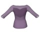 MLG: Lycra Davanti & Pizzo/Rete - T-shirt & Top bicolore maniche 3/4 con inserto in pizzo o rete MLG105