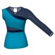 MLG: Lycra Davanti & Pizzo/Rete - T-shirt & Top bicolore senza maniche con inserto in pizzo o rete MLG108SST