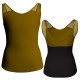 MLG: Lycra Davanti & Pizzo/Rete - T-shirt & Top bicolore senza maniche con inserto in pizzo o rete MLG220