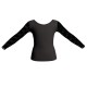 MLG: Lycra Davanti & Pizzo/Rete - T-shirt & Top bicolore maniche lunghe con inserto in pizzo o rete MLG228