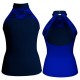 MLG: Lycra Davanti & Pizzo/Rete - T-shirt & Top bicolore senza maniche con inserto in pizzo o rete MLG107