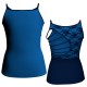 MLH: Lycra Davanti & Belen Pro - T-shirt & Top bicolore bretelle con inserto in belen pro MLH109