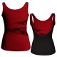 MLH: Lycra Davanti & Belen Pro - T-shirt & Top bicolore senza maniche con inserto in belen pro MLH120
