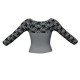 MLH: Lycra Davanti & Belen Pro - T-shirt & Top bicolore maniche lunghe con inserto in belen pro MLH205