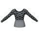MLH: Lycra Davanti & Belen Pro - T-shirt & Top bicolore maniche lunghe con inserto in belen pro MLH228