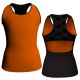 MLH: Lycra Davanti & Belen Pro - T-shirt & Top bicolore senza maniche con inserto in belen pro MLH237