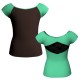 MLH: Lycra Davanti & Belen Pro - T-shirt & Top bicolore maniche aletta con inserto in belen pro MLH240