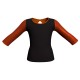 MLI: Lycra Devanti & Lurex - T-shirt & Top bicolore maniche lunghe con inserto in lurex MLI102