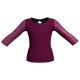 MLI: Lycra Devanti & Lurex - T-shirt & Top bicolore maniche lunghe con inserto in lurex MLI102