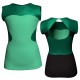 MLI: Lycra Devanti & Lurex - T-shirt & Top bicolore senza maniche con inserto in lurex MLI110SS