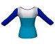 MLI: Lycra Devanti & Lurex - T-shirt & Top bicolore maniche 3/4 con inserto in lurex MLI116
