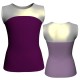 MLI: Lycra Devanti & Lurex - T-shirt & Top bicolore senza maniche con inserto in lurex MLI219
