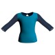 MBA: Belen Pro & Lycra - T-shirt & Top in belen pro maniche lunghe con inserto trasparente MBA102