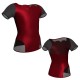 MXR: Lurex & Rete - T-shirt & Top in lurex manica corta con inserto in rete MXR111