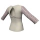 MDA: Lycra & Strisce - T-shirt & Top maniche lunghe con inserto in lycra stampata MDA102