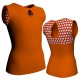 MDA: Lycra & Strisce - T-shirt & Top senza maniche con inserto in lycra stampata MDA104