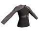 MDA: Lycra & Strisce - T-shirt & Top maniche lunghe con inserto in lycra stampata MDA113