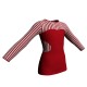 MDA: Lycra & Strisce - T-shirt & Top maniche lunghe con inserto in lycra stampata MDA110