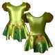 VEP: Lurex + Laminata - Vestito danza in Lurex maniche a palloncino in rete o pizzo VEP3001T