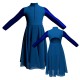 YUO - Costume balletto maniche lunghe con inserto in lurex YUO3095T