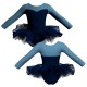TUN: Copritulle Summer - Tutù ballerina maniche lunghe con inserto e copritulle TUN1019