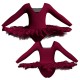 TUT: Copritulle Pizzo - Tutù ballerina professionale maniche lunghe con inserto in rete o pizzo TUT-P2532