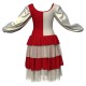 YUI - Costume balletto bicolore maniche lunghe con inserto in lurex YUI2633