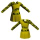 VEC: Lycra + Belen - Vestito danza maniche lunghe con inserto belen pro VEC108