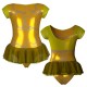 YUB: Doble Color Chiffon - Vestito danza in Lurex maniche aletta con inserto in rete o pizzo YUB128SS
