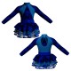 VES: Belen & Lycra - Costume balletto maniche lunghe con inserto belen pro VES119