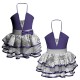 VES: Belen & Lycra - Costume balletto bretelle con inserto belen pro VES2024