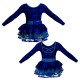 VES: Belen & Lycra - Costume balletto maniche lunghe con inserto belen pro VES228